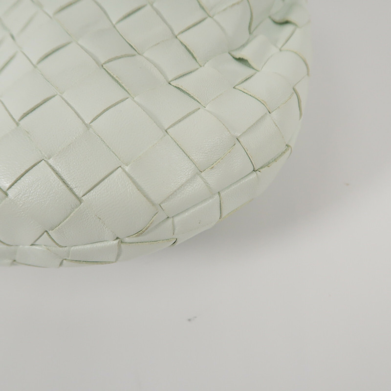 BOTTEGA VENETA 羊皮皮革Mini Jodie手挽袋-11