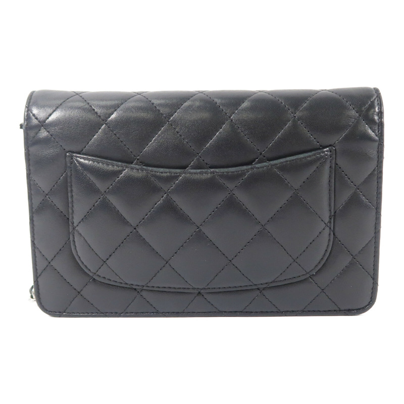 CHANEL 羊皮皮革WOC Wallet On Chain鏈帶肩背袋-1