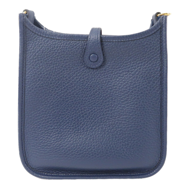 HERMES Clemence皮革Evelyne TPM肩背袋Bleu De Prusse-1
