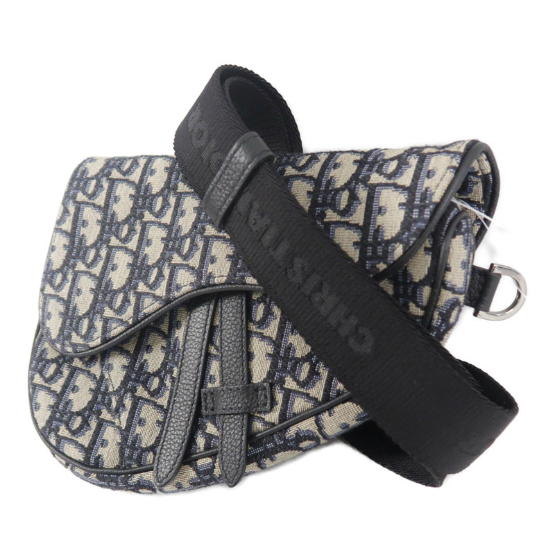 Dior Oblique帆布Mini Saddle肩背袋-2