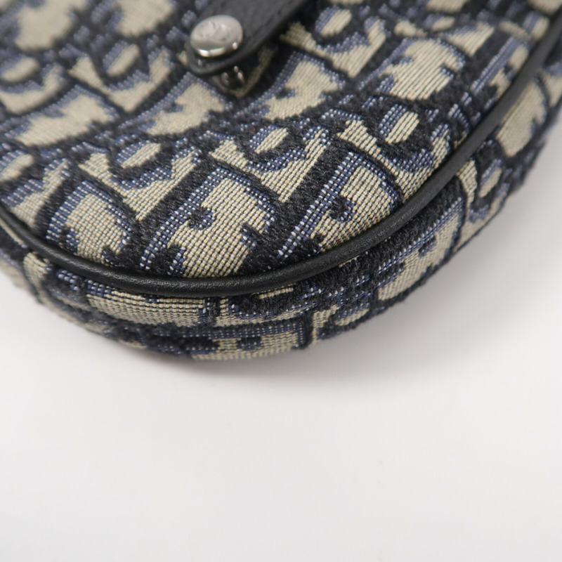 Dior Oblique帆布Mini Saddle肩背袋-7