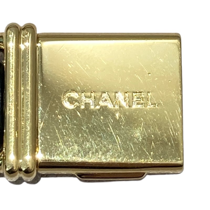 CHANEL 香奈兒 H0001 PREMIERE 方糖 精鋼鍍金 金色 石英錶 SIZE M-7