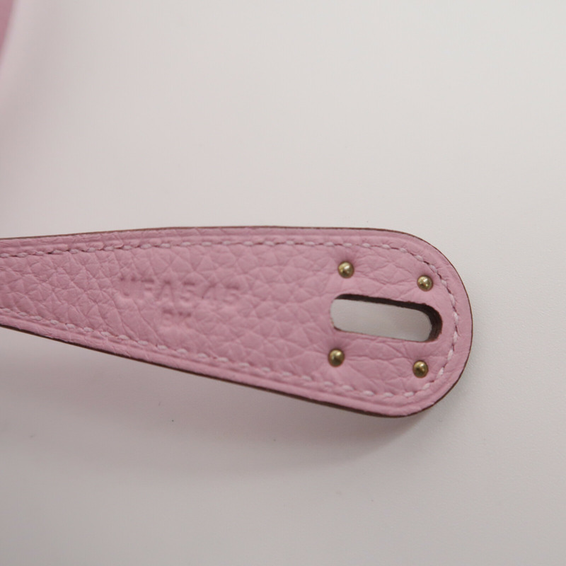 HERMES Clemence皮革Lindy 26手挽肩背兩用袋Mauve Sylvestre-7