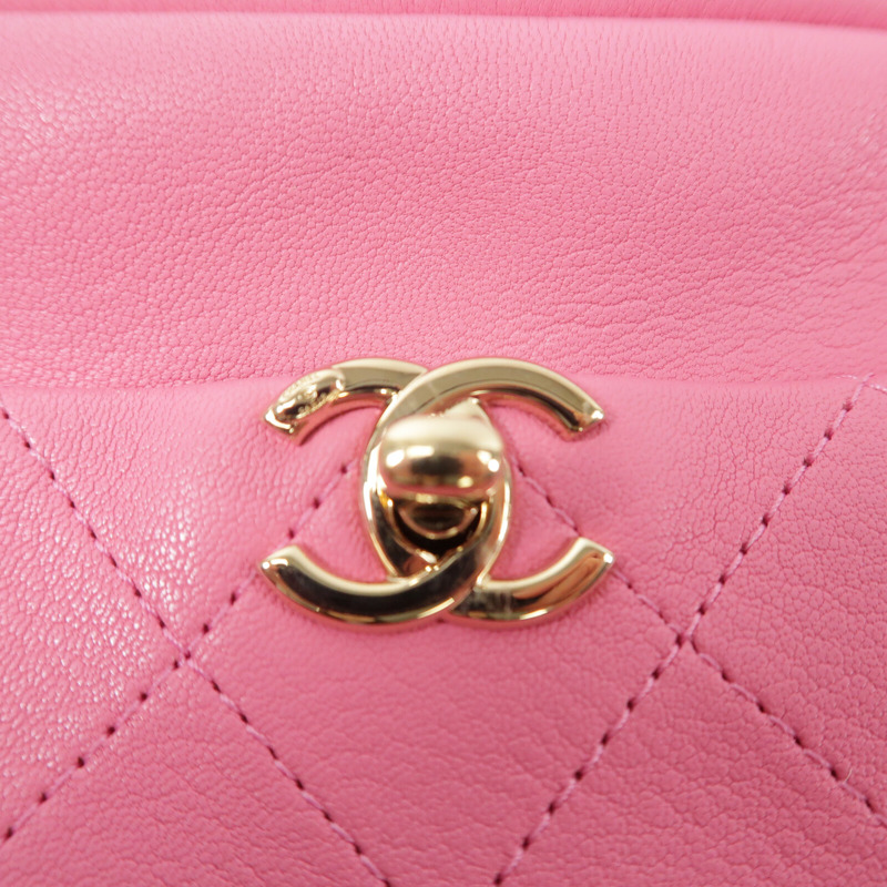 CHANEL 山羊皮革Camera Bag鏈帶肩背袋-5