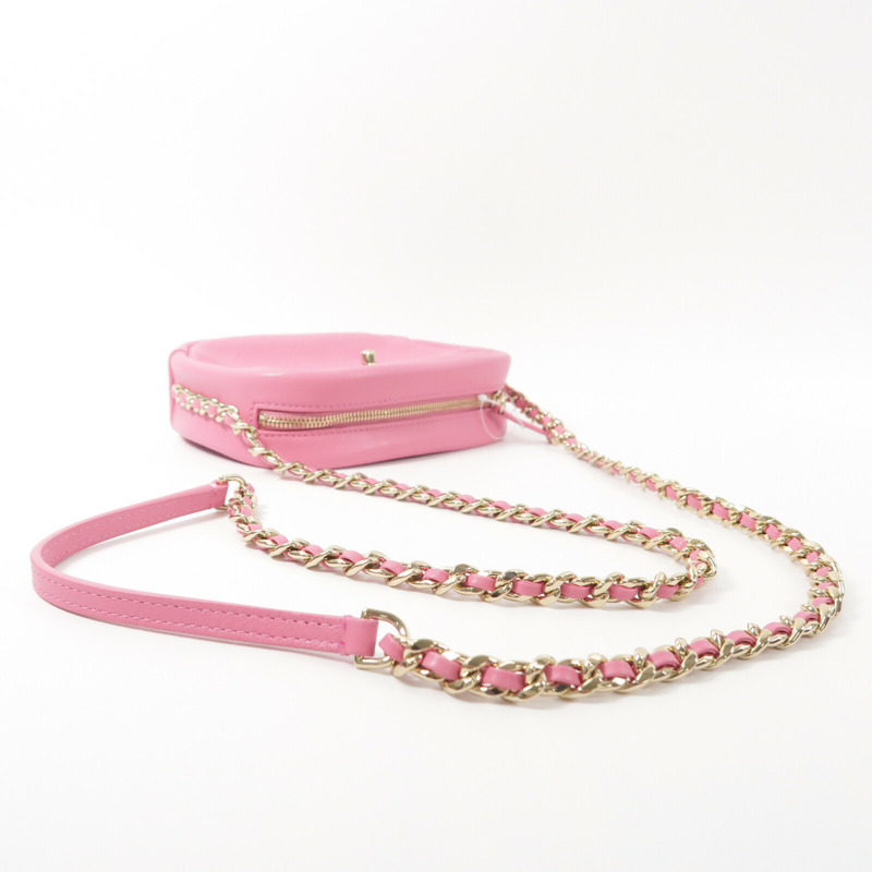 CHANEL 山羊皮革Camera Bag鏈帶肩背袋-9