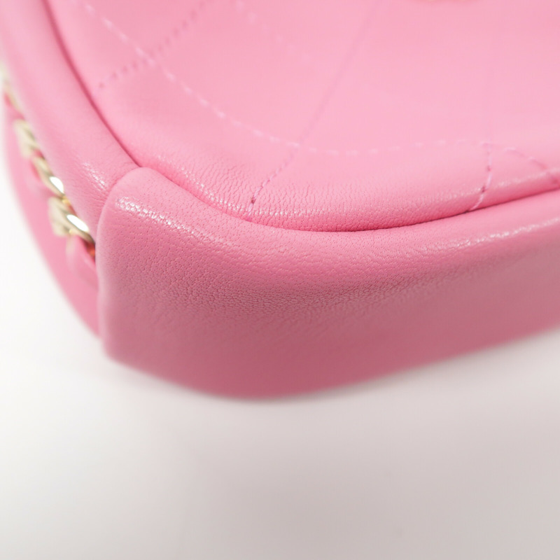CHANEL 山羊皮革Camera Bag鏈帶肩背袋-11
