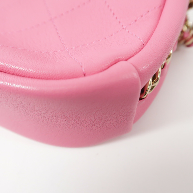 CHANEL 山羊皮革Camera Bag鏈帶肩背袋-12
