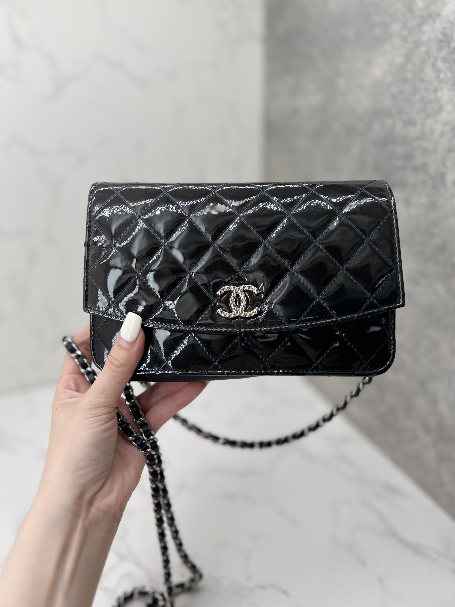 香緹國際精品 CHANEL 漆皮 WOC 1029-0