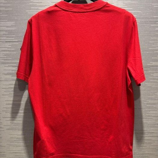💎Han's house精品服飾💎moncler 反光 LOGO 黑牌 短 T 紅 現貨 XS 原價11000-3