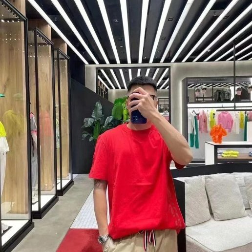 💎Han's house精品服飾💎moncler 反光 LOGO 黑牌 短 T 紅 現貨 XS 原價11000-6