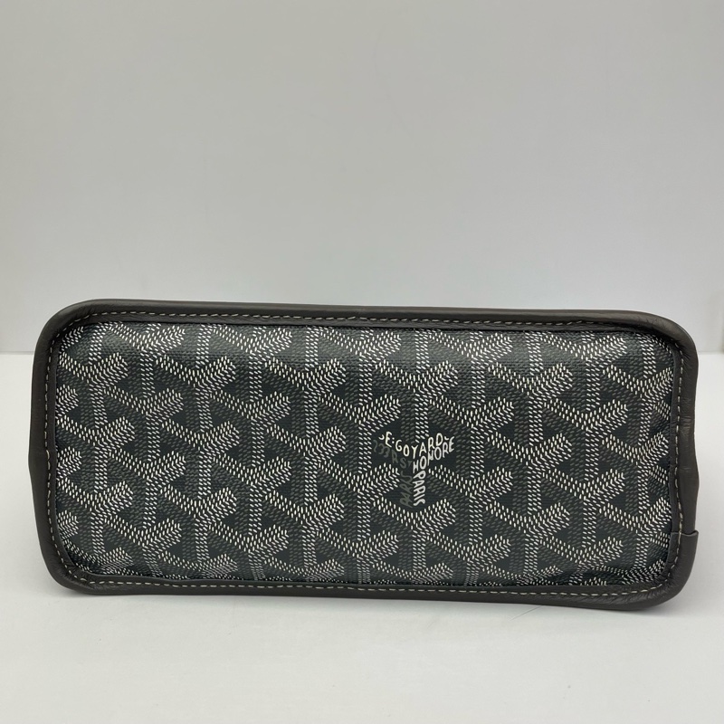 🆕99新Goyard戈雅 菜籃子灰色mini tote 單肩包子母包 23年編碼✅正品-4