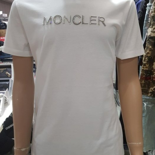 💎Han's house精品服飾💎moncler 水鑽 LOGO 短 T 男女共穿 現貨 S M 原價12000-2