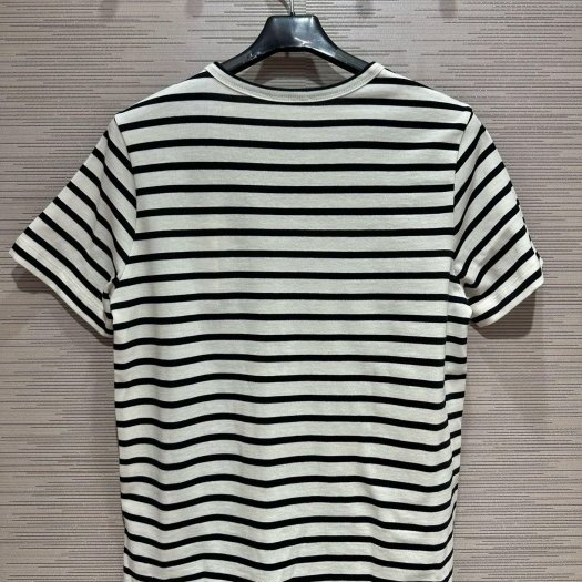 💎Han's house精品服飾💎 moncler 條紋 刺繡 LOFO 短T L-1