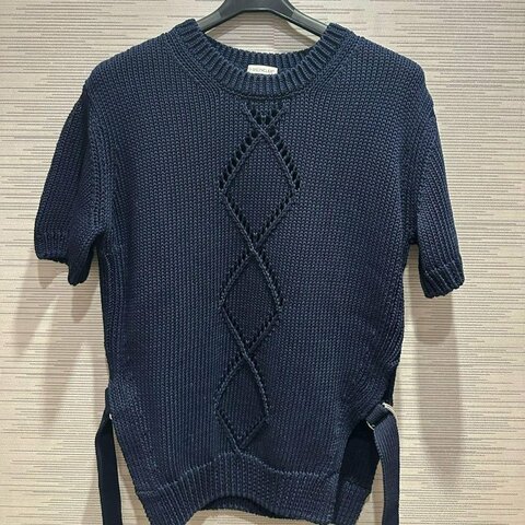 💎Han's house精品服飾💎 moncler 棉 針織  短 T 罩衫 現貨 M 原價21000