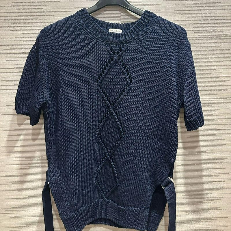 💎Han's house精品服飾💎 moncler 棉 針織 短 T 罩衫 現貨 M 原價21000-0