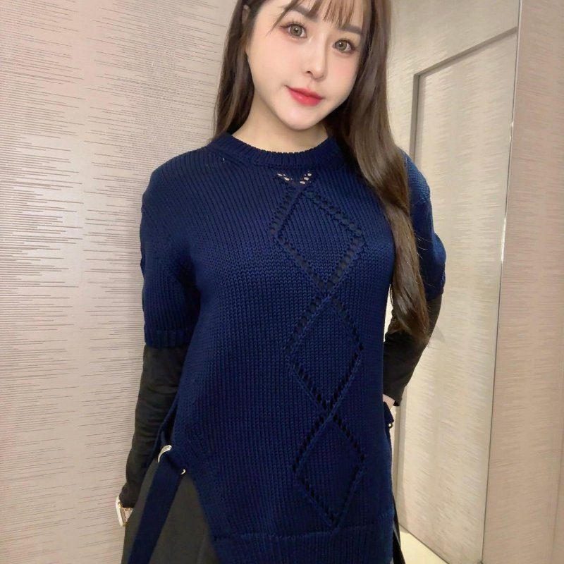 💎Han's house精品服飾💎 moncler 棉 針織 短 T 罩衫 現貨 M 原價21000-1