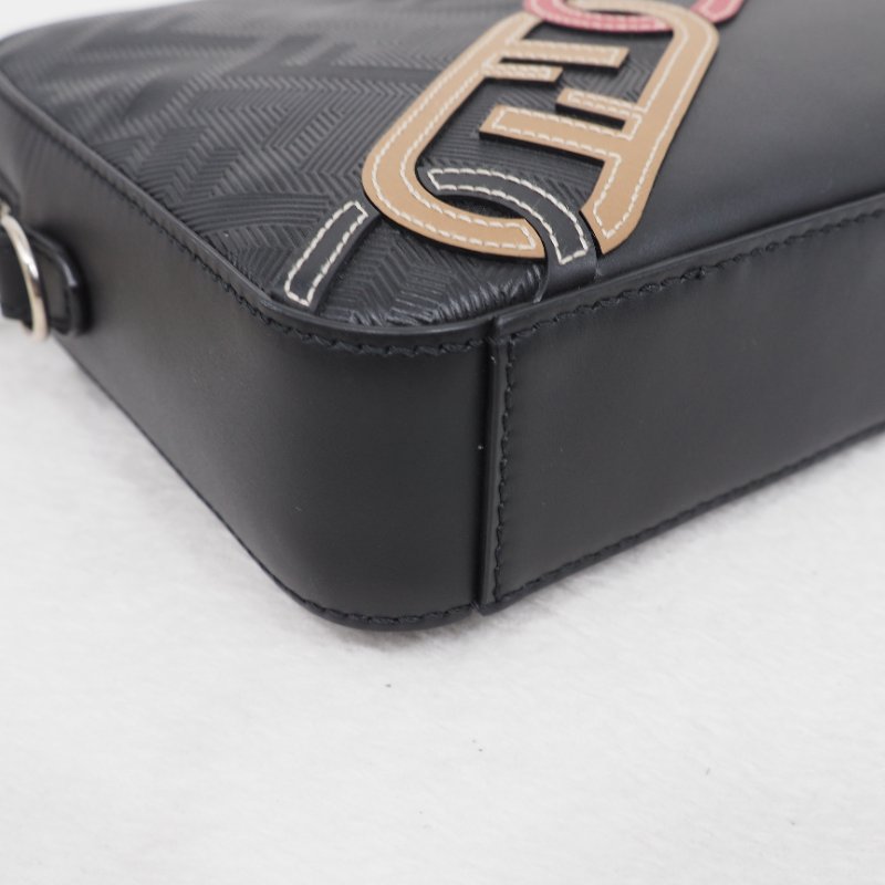 Fendi O Lock camera bag 芬迪男裝黑色相機包-12