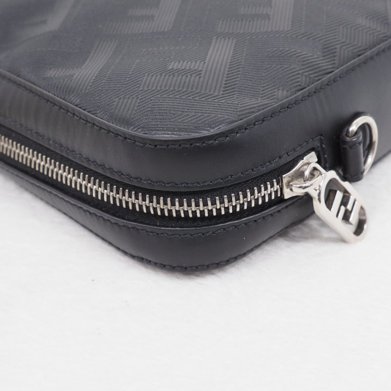 Fendi O Lock camera bag 芬迪男裝黑色相機包-17