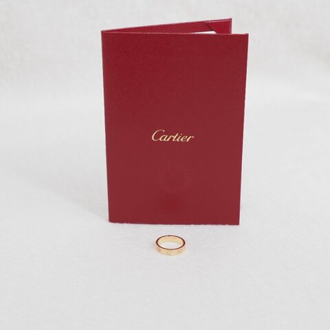 Cartier Love 卡地亞玫瑰金窄版戒指