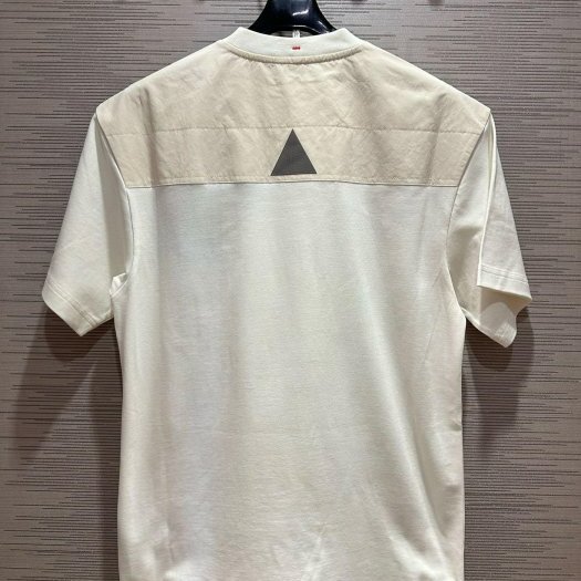 💎Han's house精品服飾💎 moncler 滑雪系列 拼接 尼龍 短 T 白 現貨 S / L 原價13800-5