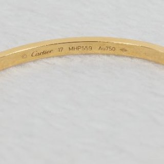 Cartier Love Bracelet 卡地亞玫瑰金窄版手鐲 17碼-5