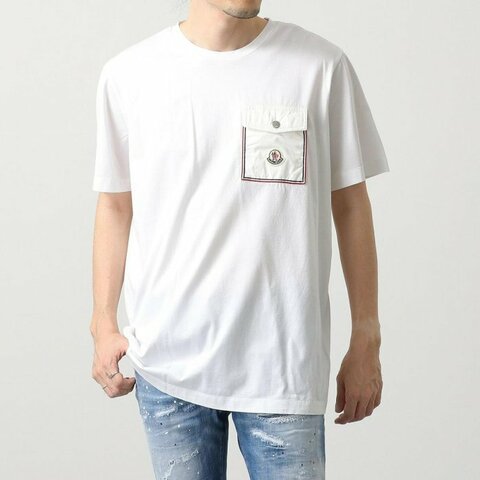 💎Han's house精品服飾💎moncler 尼龍 口袋 短 T 現貨 L