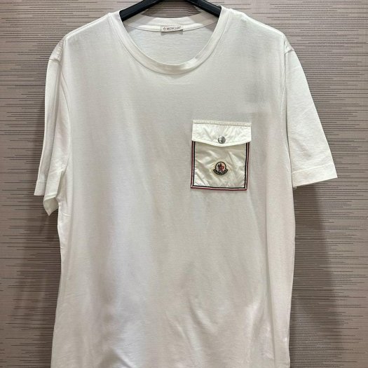 💎Han's house精品服飾💎moncler 尼龍 口袋 短 T 現貨 L-7
