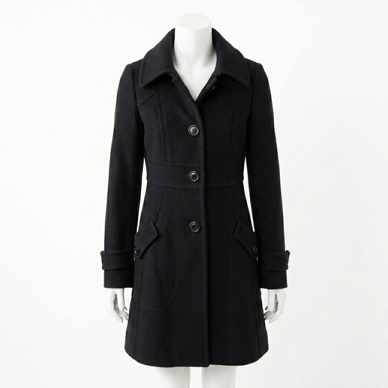 【典雅氣質👒】 Burberry 巴寶莉 日本藍標限定款 貴婦大衣(專櫃13萬)-0