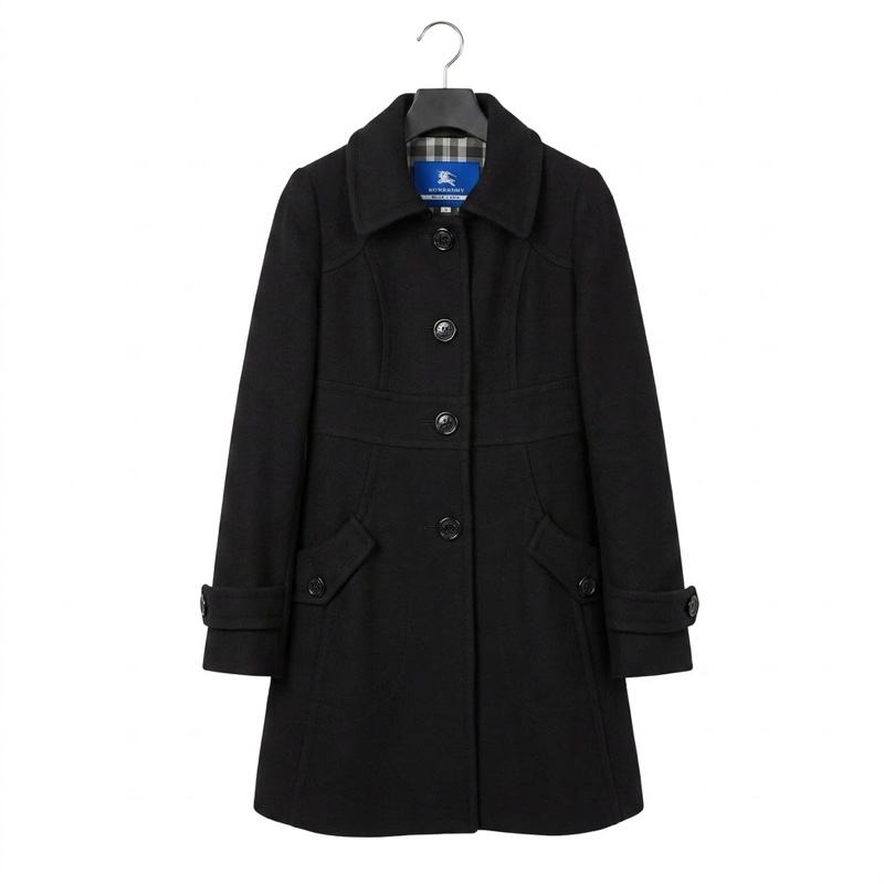 【典雅氣質👒】 Burberry 巴寶莉 日本藍標限定款 貴婦大衣(專櫃13萬)-1
