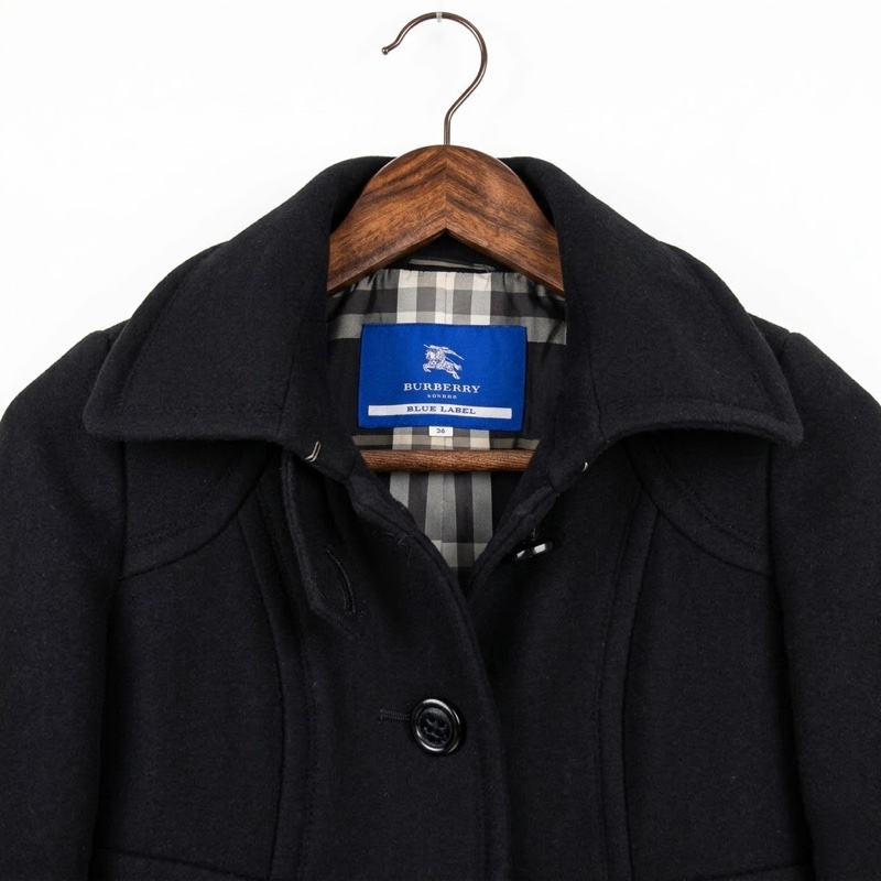 【典雅氣質👒】 Burberry 巴寶莉 日本藍標限定款 貴婦大衣(專櫃13萬)-3