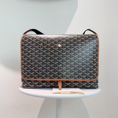 🆕Goyard 戈雅 復古郵差包 25年購入 原始98新好成色 輕便實用 男女均可 ✅正品