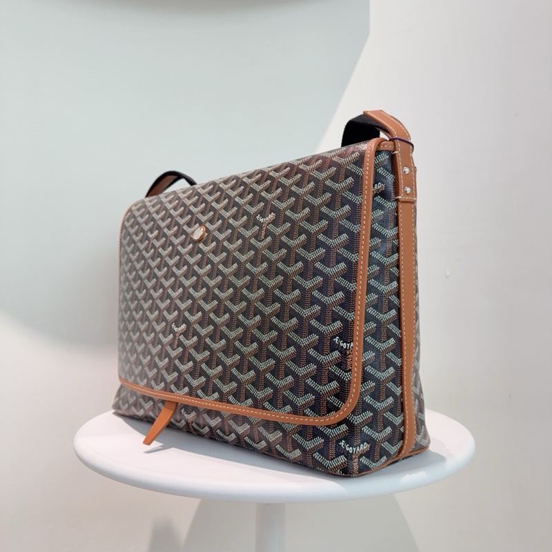 🆕Goyard 戈雅 復古郵差包 25年購入 原始98新好成色 輕便實用 男女均可 ✅正品-1