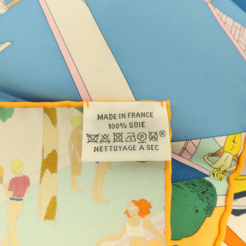 HERMES 絲質Scarf 90x90cm絲巾-7