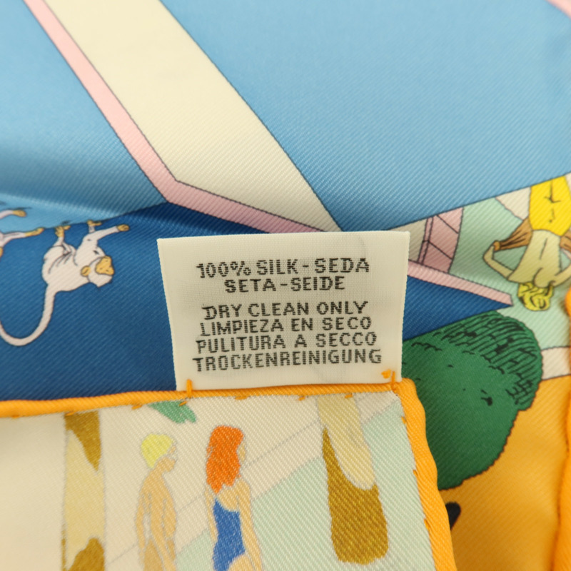 HERMES 絲質Scarf 90x90cm絲巾-8