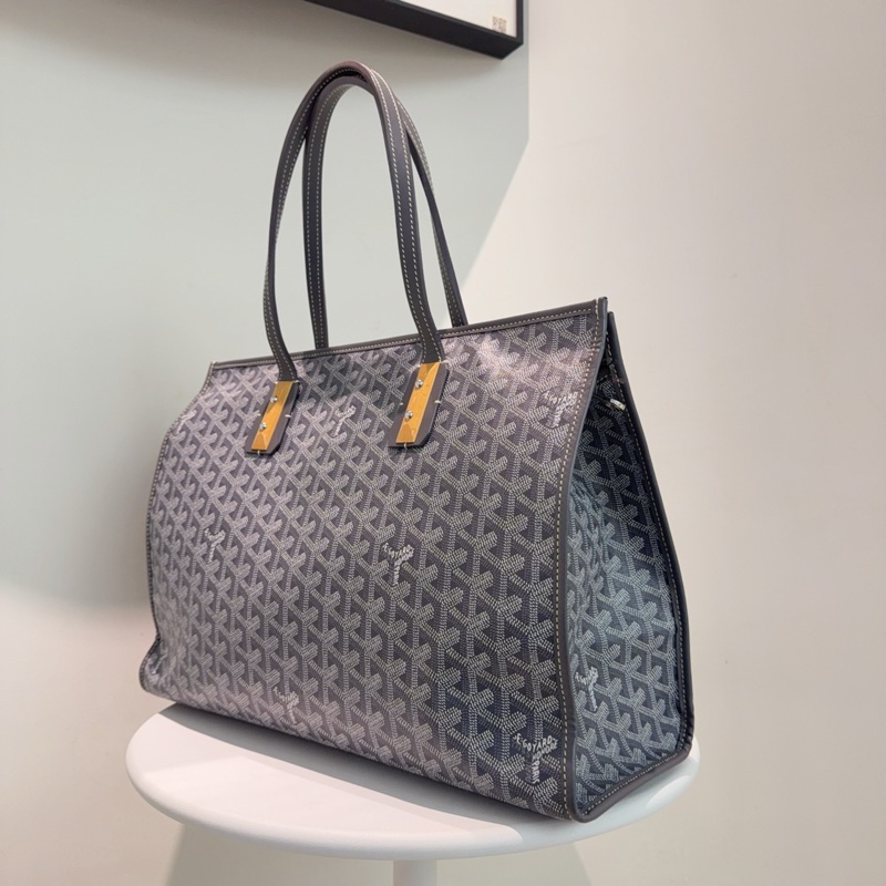 99新🆕Goyard 戈雅灰色老花tote單肩包手提包 ✅正品-1
