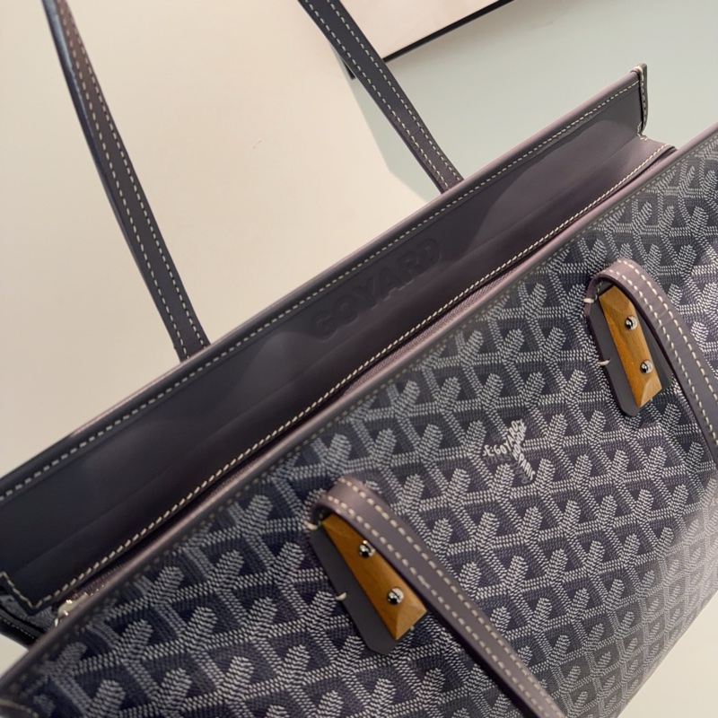 99新🆕Goyard 戈雅灰色老花tote單肩包手提包 ✅正品-3