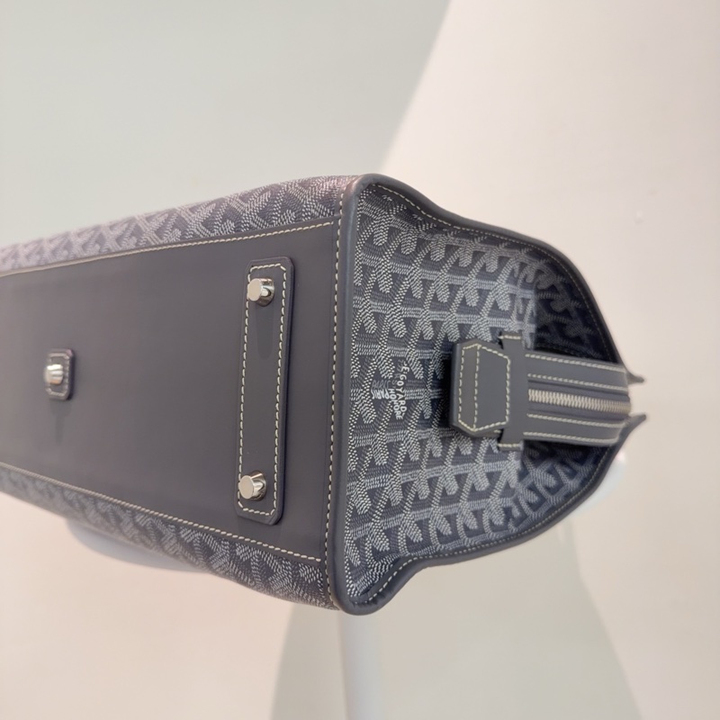 99新🆕Goyard 戈雅灰色老花tote單肩包手提包 ✅正品-5