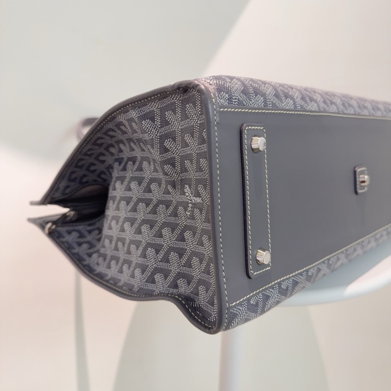 99新🆕Goyard 戈雅灰色老花tote單肩包手提包 ✅正品-6