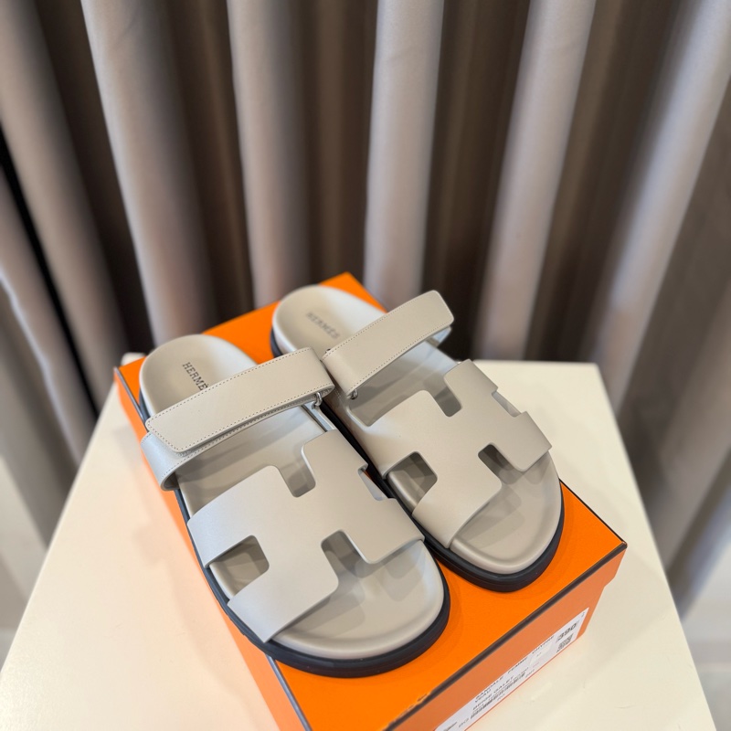全新🫶🏻Hermes Chypre二舅拖 鵝卵石米39號-0