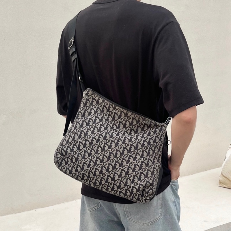 「JL精品代購」9新 Dior 老花 hobo斜背包-1