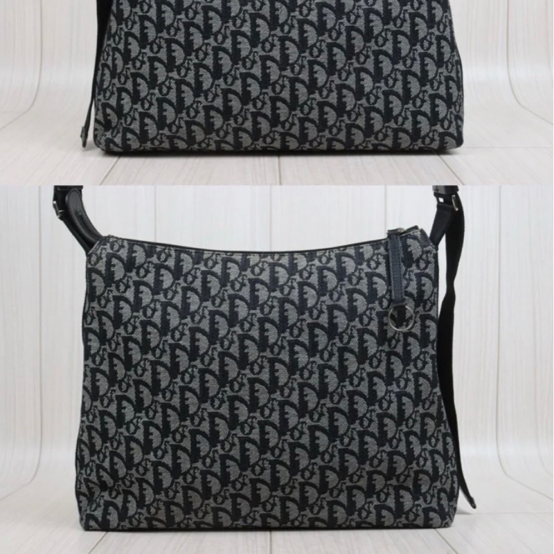 「JL精品代購」9新 Dior 老花 hobo斜背包-4