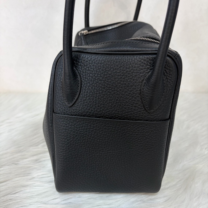 HERMES LINDY 26 黑銀全新G刻 手提包 斜背包 側背包 斜挎包-3