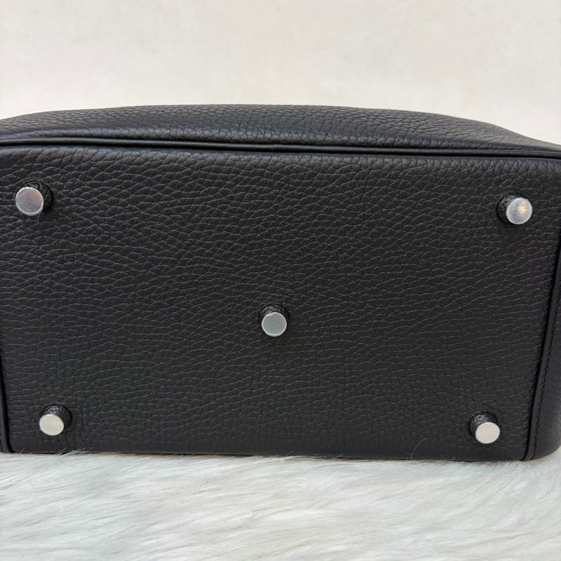 HERMES LINDY 26 黑銀全新G刻 手提包 斜背包 側背包 斜挎包-4