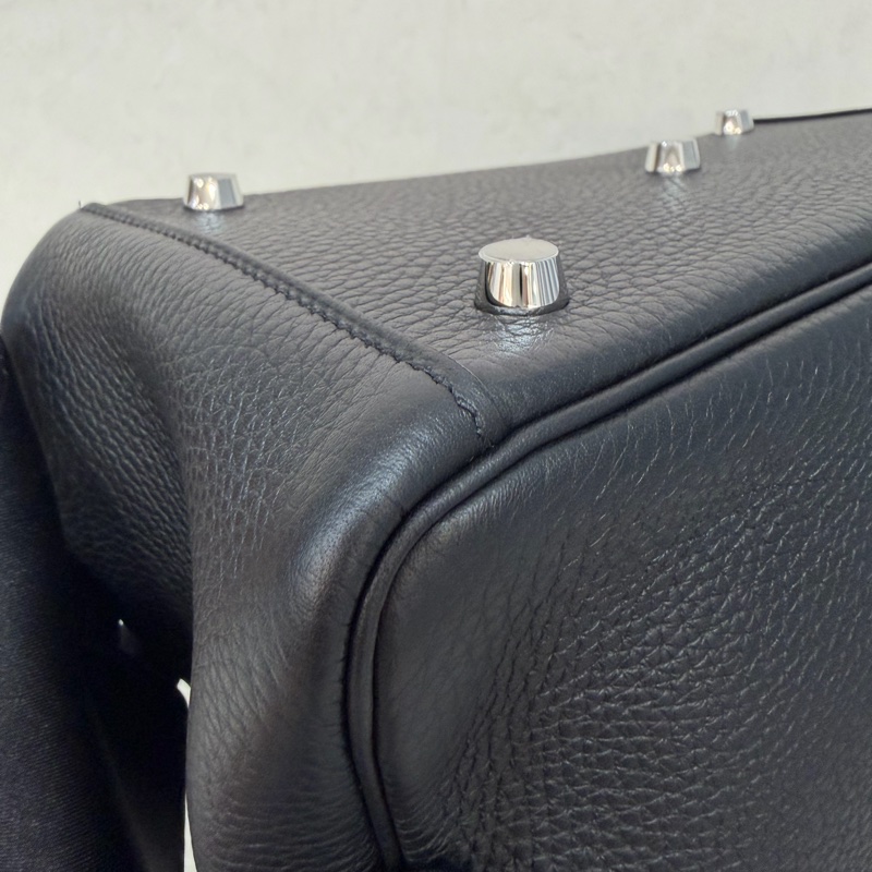HERMES LINDY 26 黑銀全新G刻 手提包 斜背包 側背包 斜挎包-7