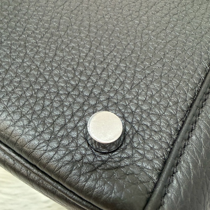 HERMES LINDY 26 黑銀全新G刻 手提包 斜背包 側背包 斜挎包-15