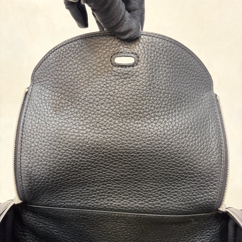 HERMES LINDY 26 黑銀全新G刻 手提包 斜背包 側背包 斜挎包-33