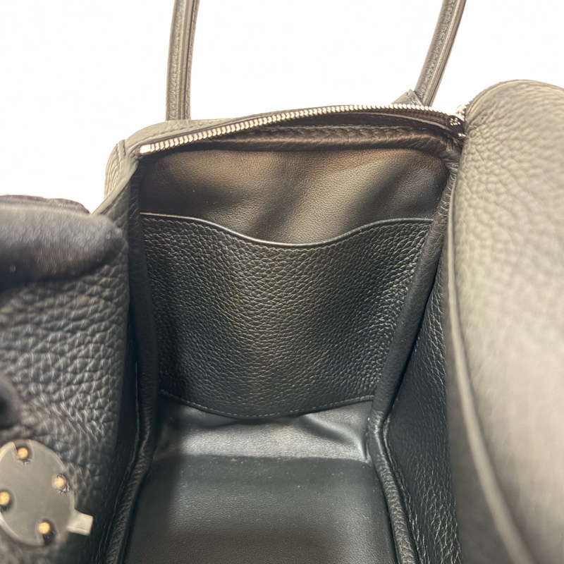 HERMES LINDY 26 黑銀全新G刻 手提包 斜背包 側背包 斜挎包-37