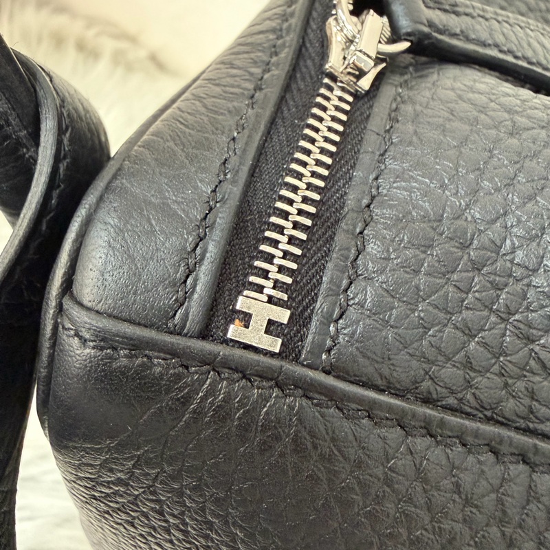 HERMES LINDY 26 黑銀全新G刻 手提包 斜背包 側背包 斜挎包-48