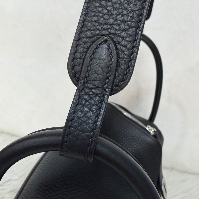 HERMES LINDY 26 黑銀全新G刻 手提包 斜背包 側背包 斜挎包-52