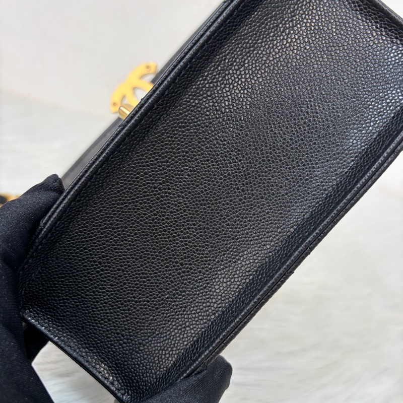 CHANEL AS4951 黑荔枝 金鍊 鍊條 口蓋包 斜背包-34